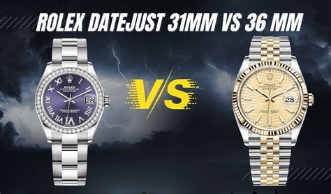 Rolex Datejust 31 vs. 36 mm [The ONLY Sizing Guide You Need!]